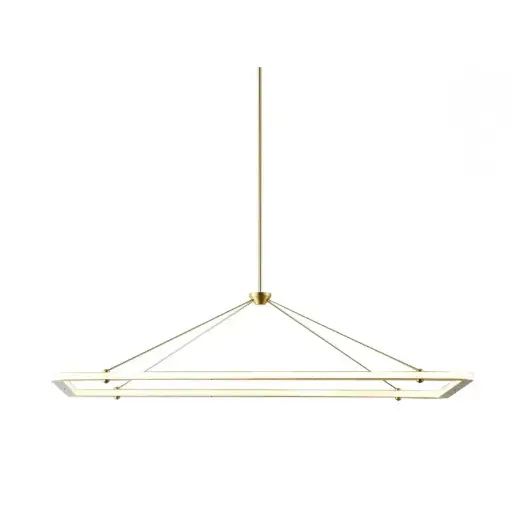AL0157R HALO RECTANGLE PENDANT